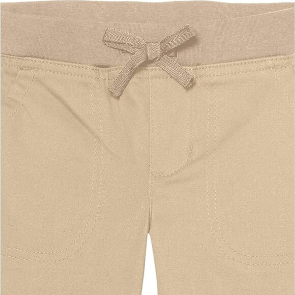 French Toast SK9548 Girls Stretch Pull-On Skinny Pant Khaki - Picture 3 of 4
